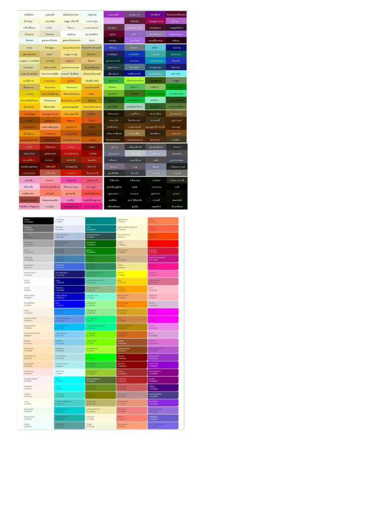 Css Color PDF | PDF