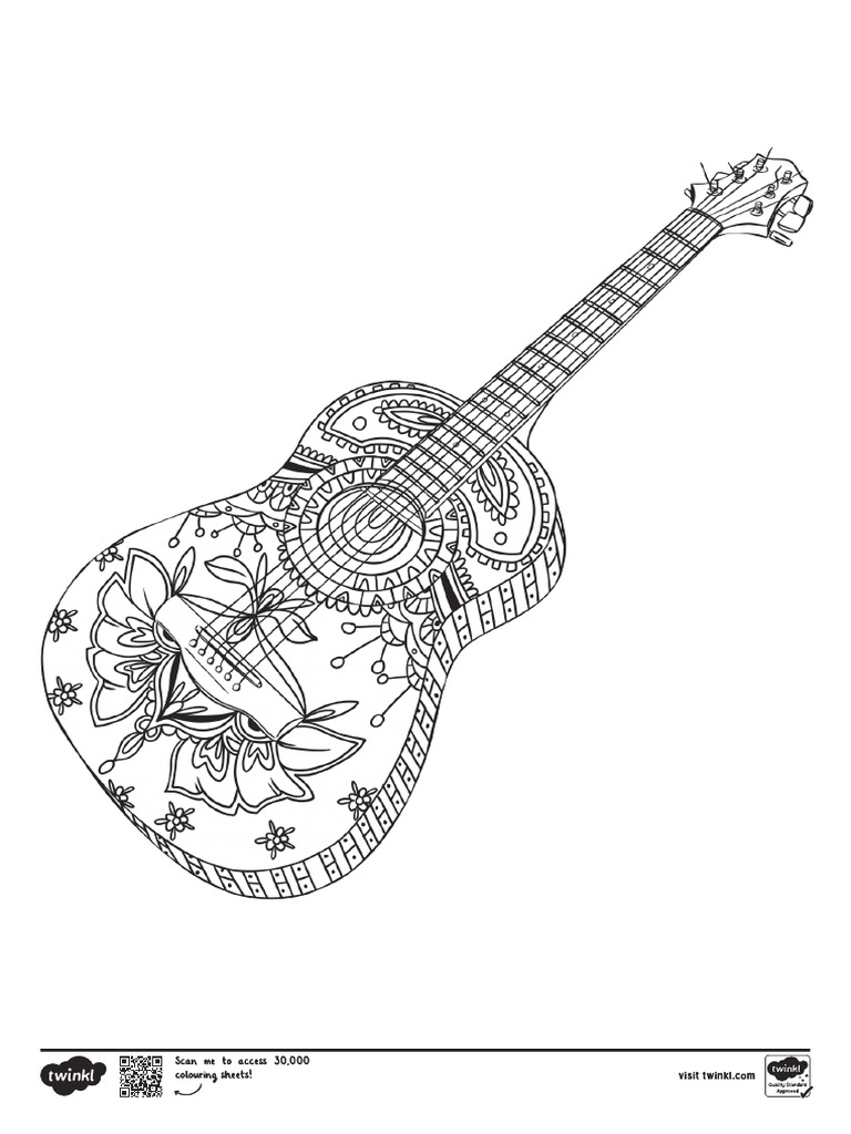 t2 T 10000517 Musical Instruments Mindfulness Colouring Pages Ver 2 | PDF