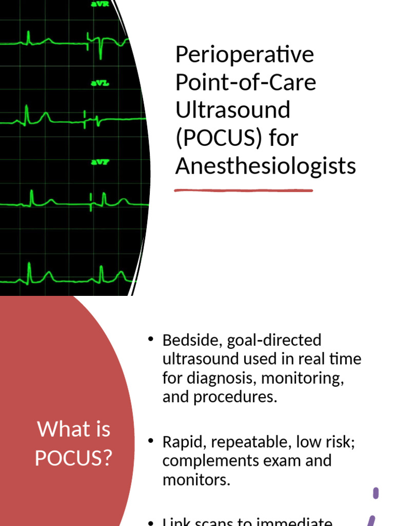 POCUS Perioperative | PDF | Vein | Heart