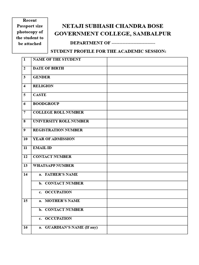 STUDENTS PROFILE EDITED | PDF