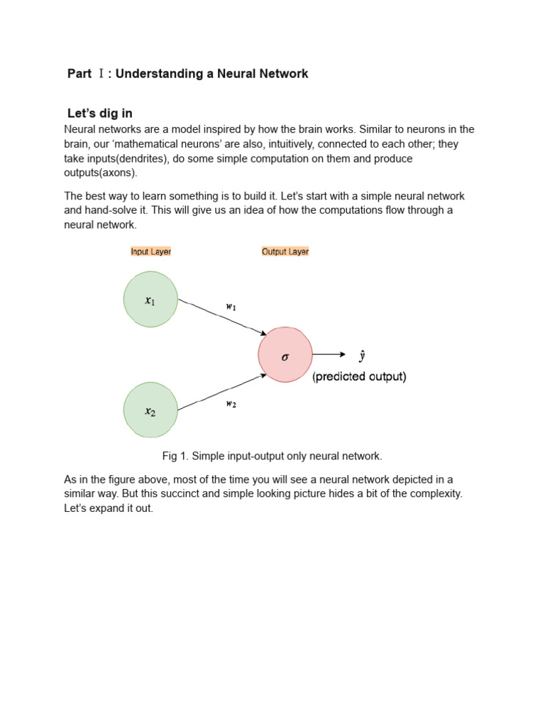 Neural Network Basics Explained | PDF | Gradient | Applied Mathematics