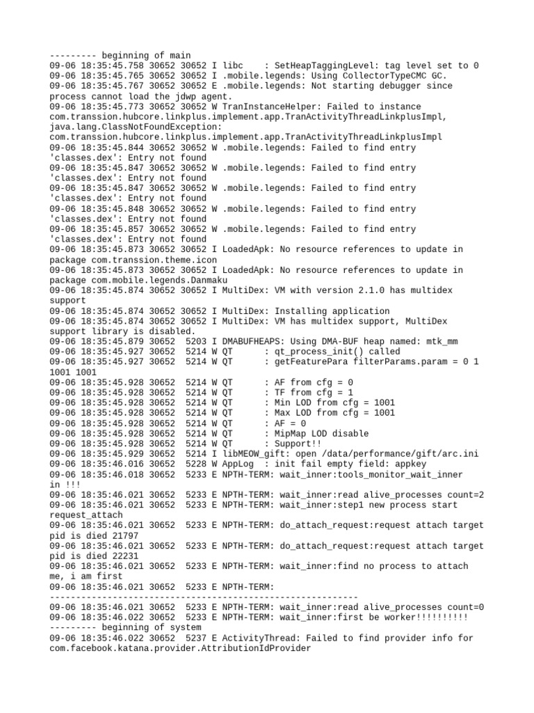 Eplaycore Error Log Analysis | PDF | Computer Programming | Software