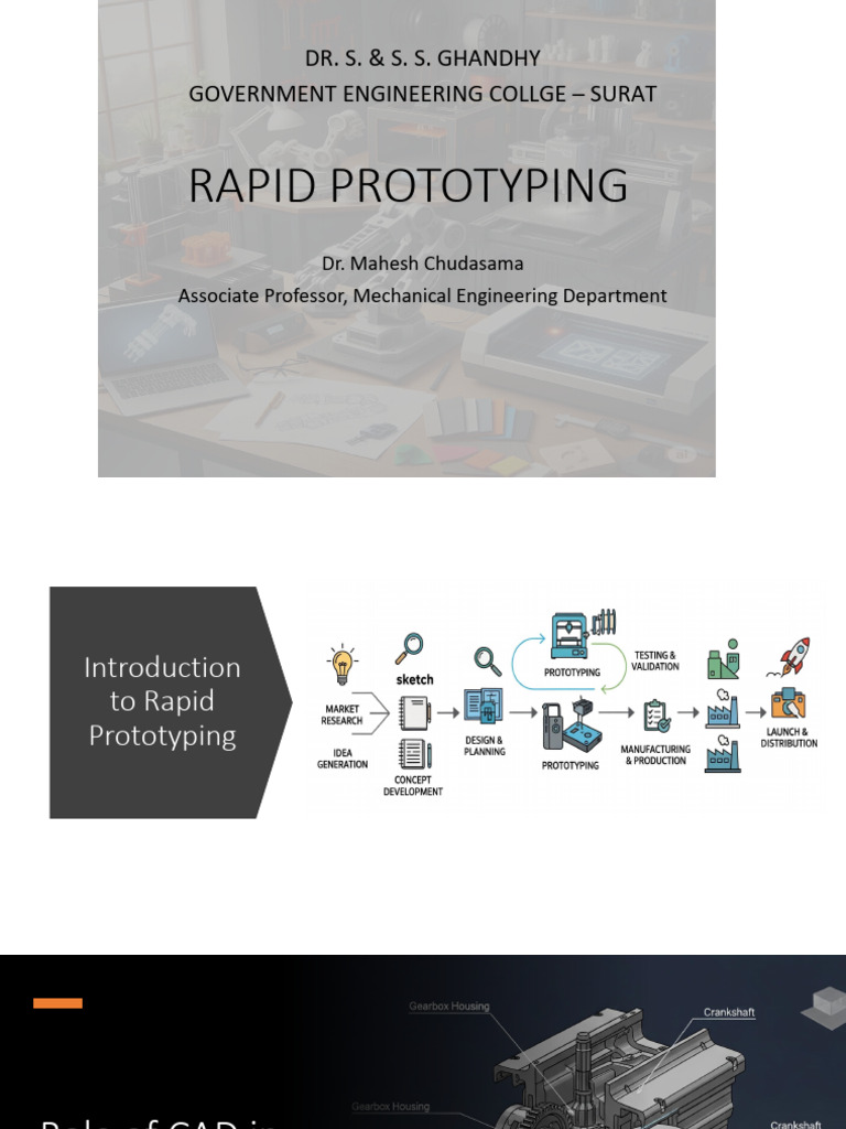 CAD Modeling for Rapid Prototyping | PDF | Computer Aided Design ...