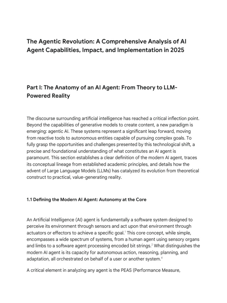 Understanding AI Agent Evolution | PDF | Artificial Intelligence ...