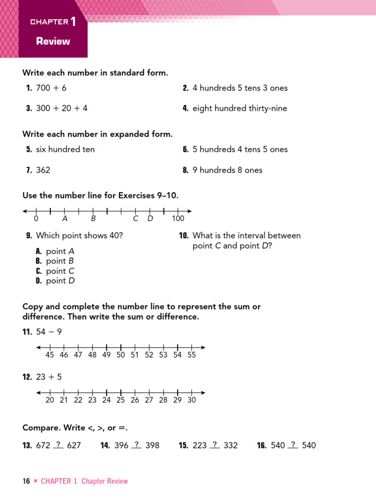 Number Writing and Comparison Exercises | PDF | Chess Theory | Chess