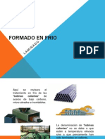 Formado en Frio Presentacion Laminacion