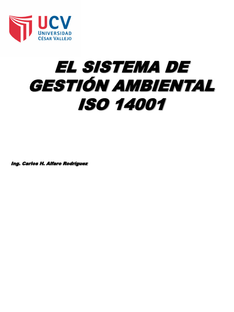 Sistema de Gestión Ambiental ISO 14001 | PDF | Planificación | Política ...