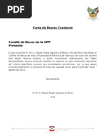 Carta De Buena Conducta Moral En Ingles New Sample y