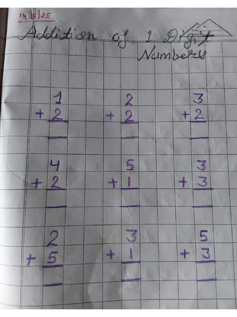 Maths Notes For Class 1 | PDF
