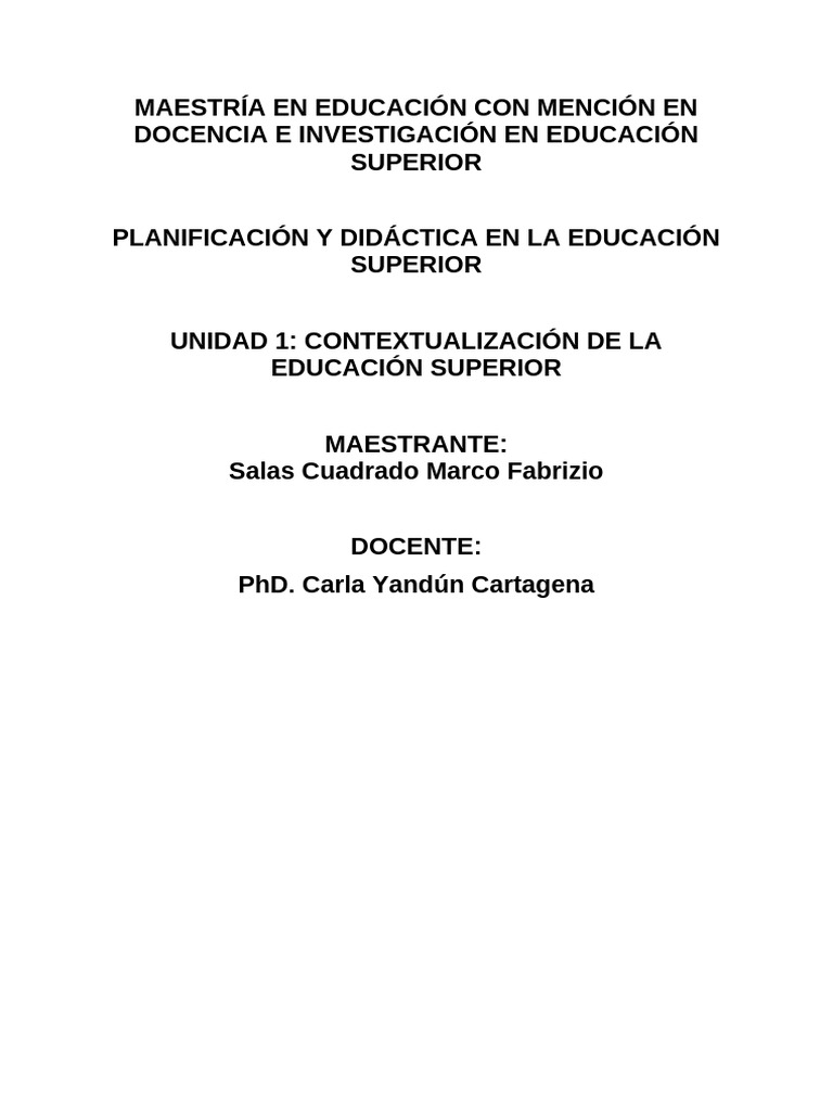 Análisis del Sistema de Educación Superior en Ecuador | PDF ...