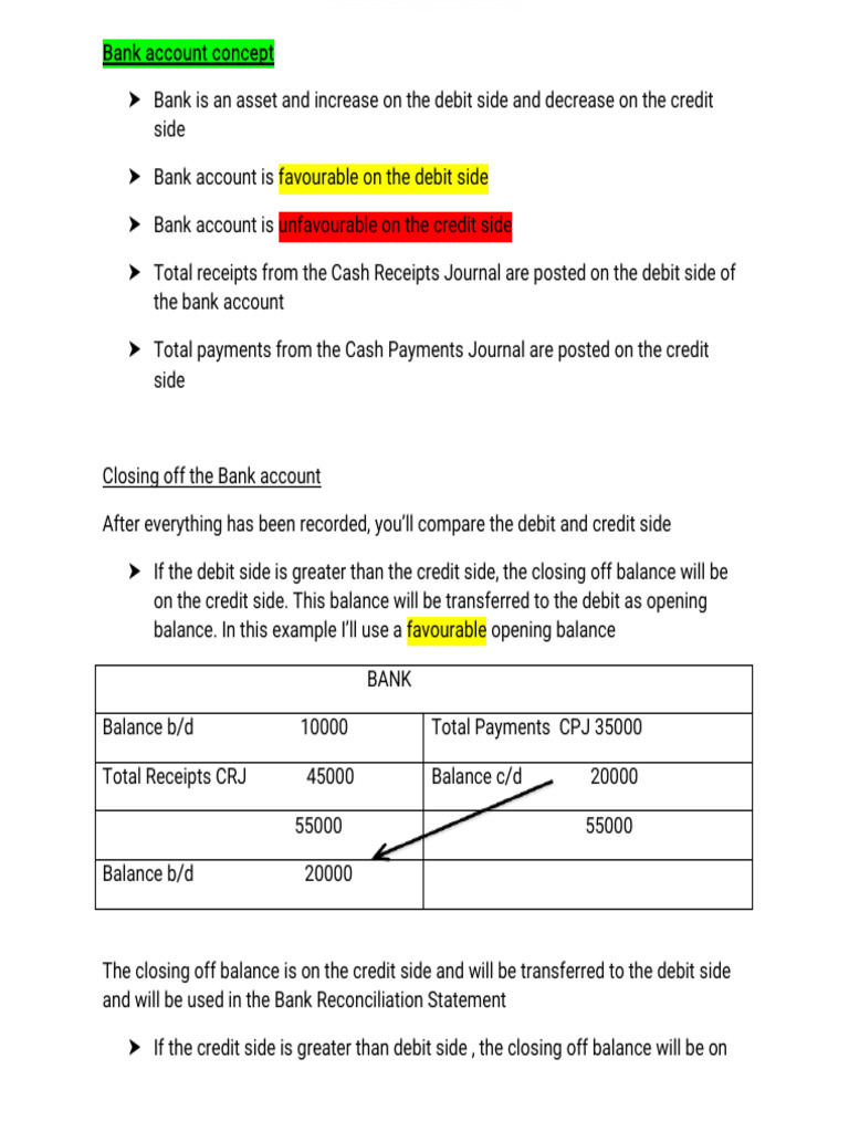 Understanding Bank Account Balances | PDF