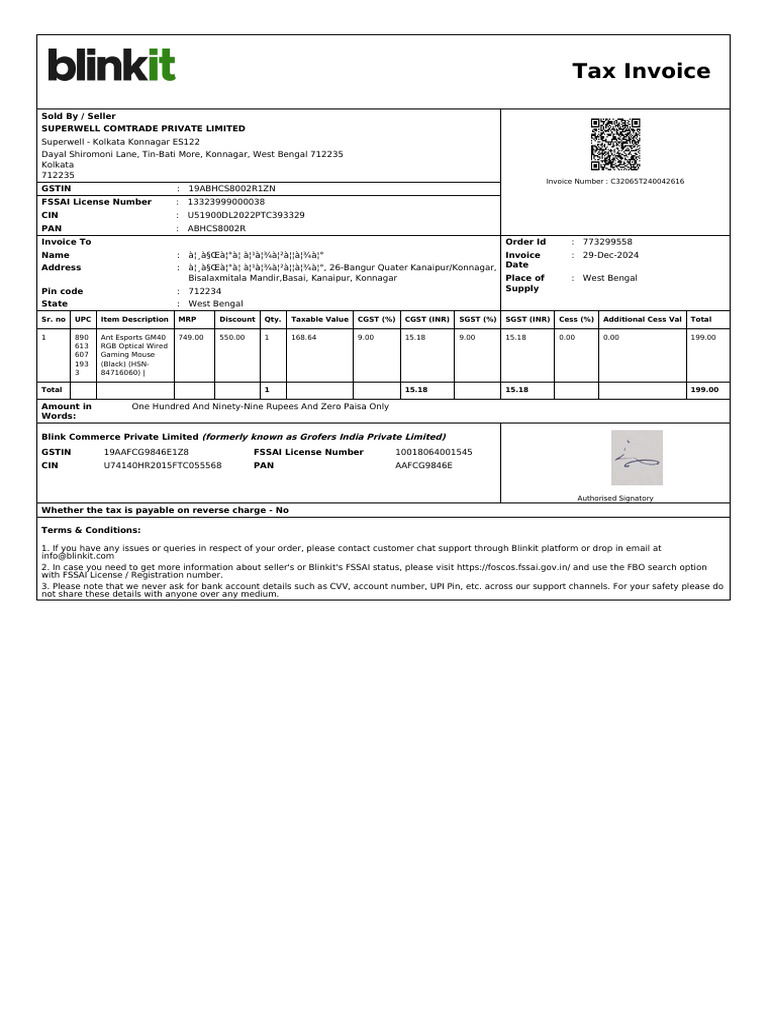 ForwardInvoice ORD842003588 | PDF | Taxation | Government Finances