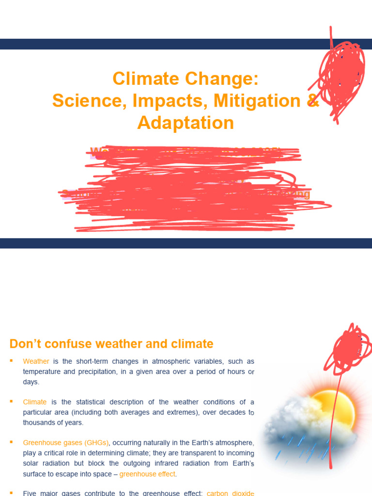 Understanding Climate Change Basics | PDF | Greenhouse Gas | Climate Change
