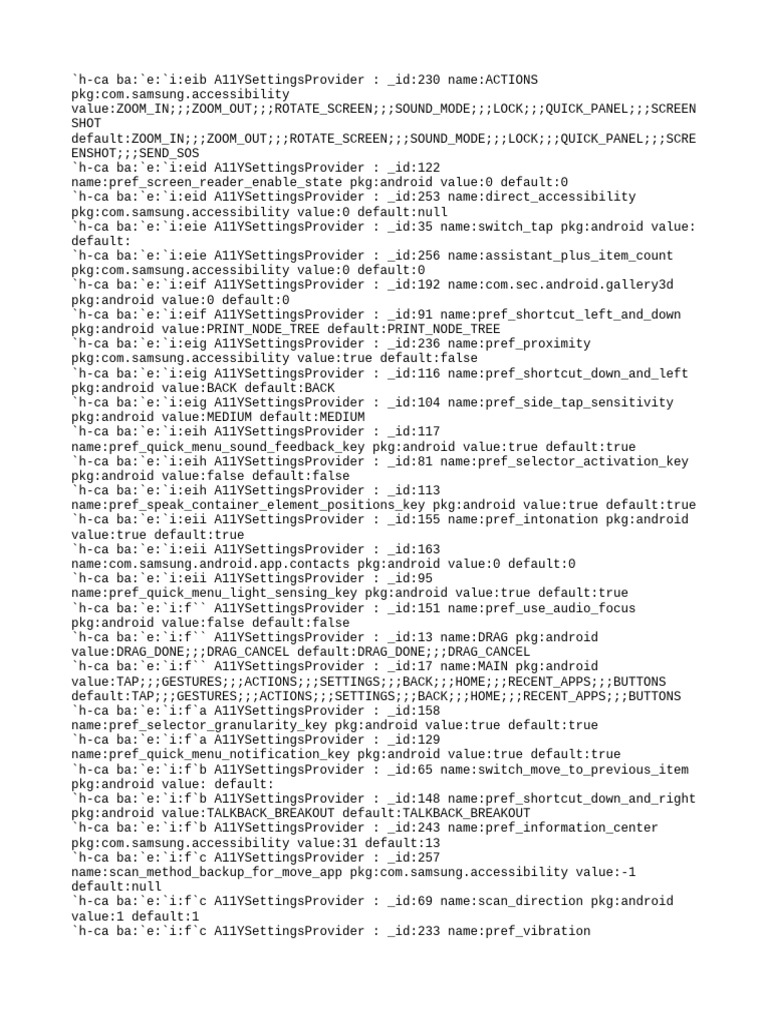 Samsung Accessibility Settings Overview | PDF | Cloud Clients ...