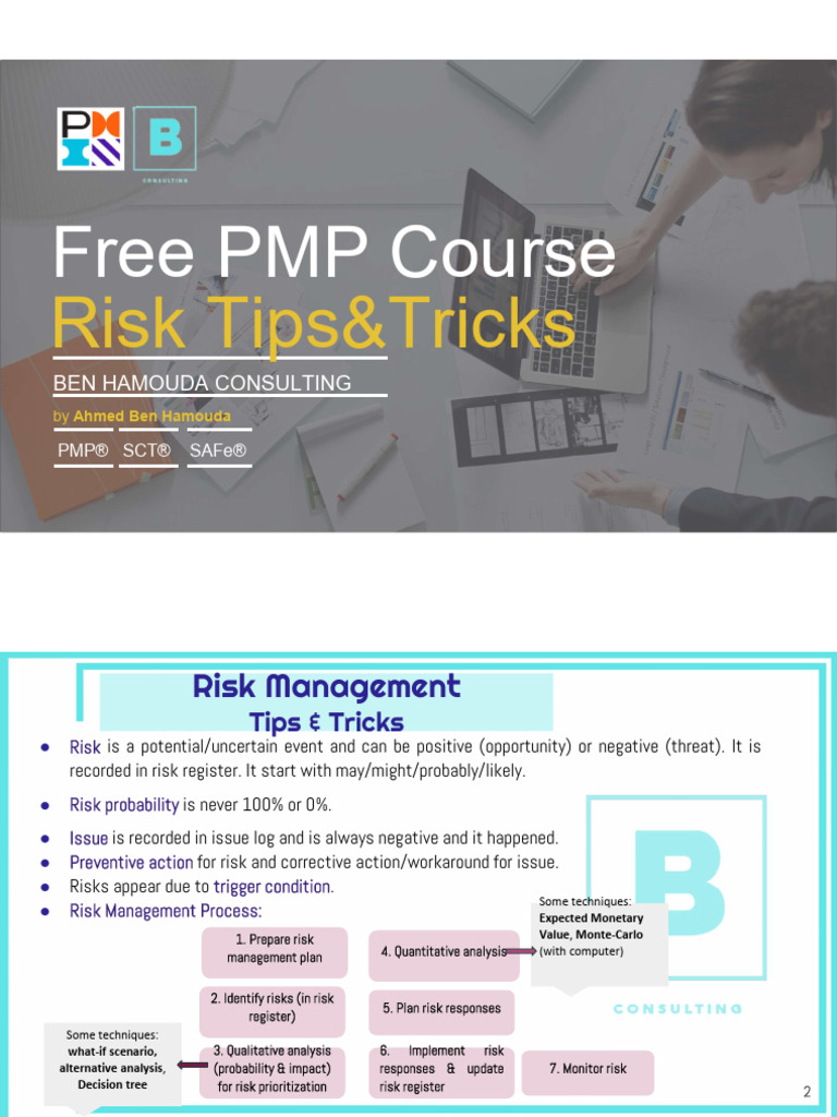 Free PMP Risk Management Course | PDF | Risk | Risk Management