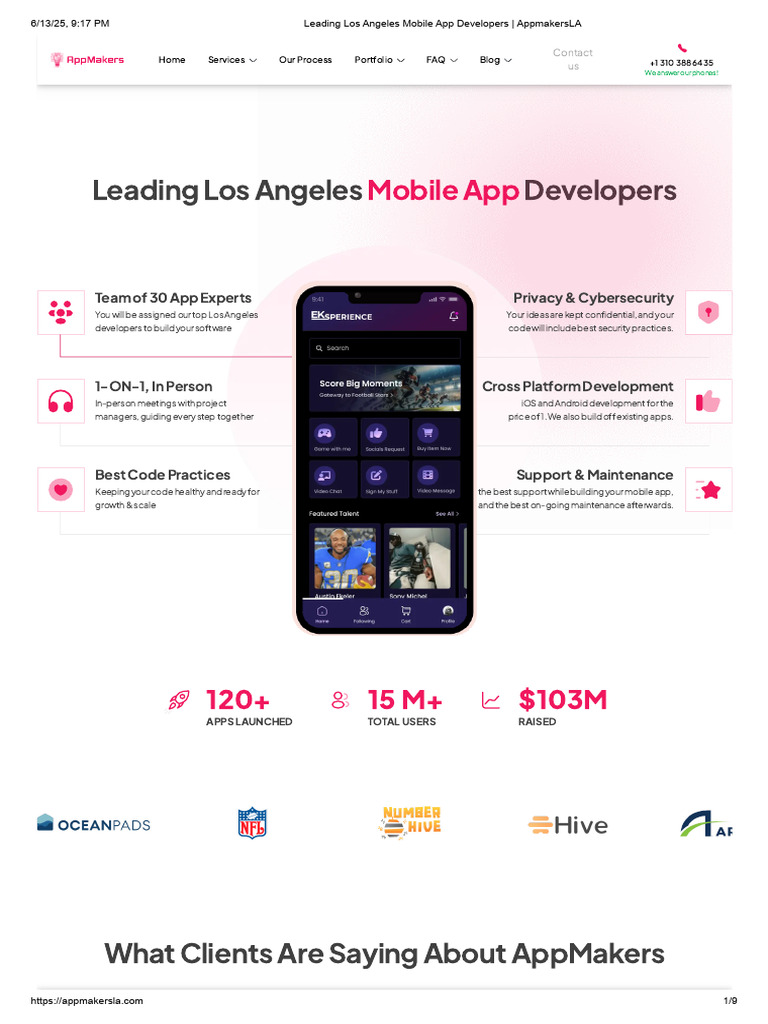 Leading Mobile App Developers in LA | PDF | Mobile App | Android ...