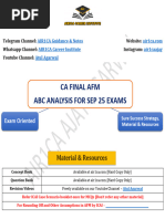 CA Final - AFM - Study Plan - May 25 - Bhavik Chokshi - Final | PDF ...