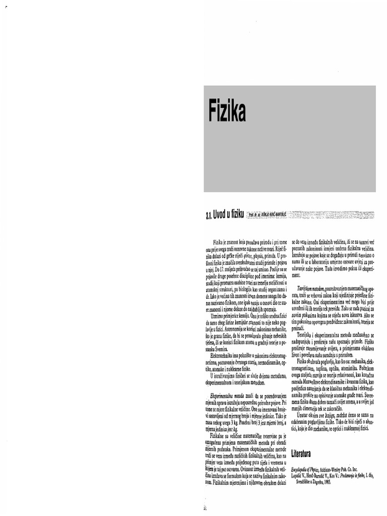 Inženjerski Priručnik Ip1 - Fizika | PDF