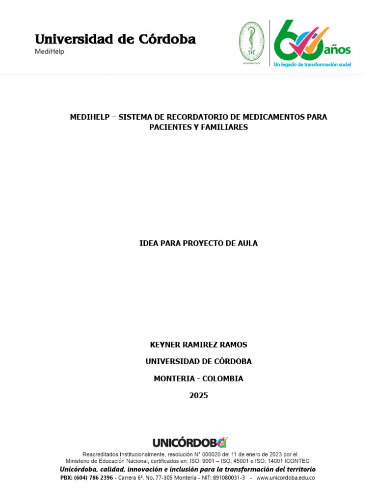 MediHelp: Recordatorio de Medicamentos | PDF | Medicamentos con receta ...