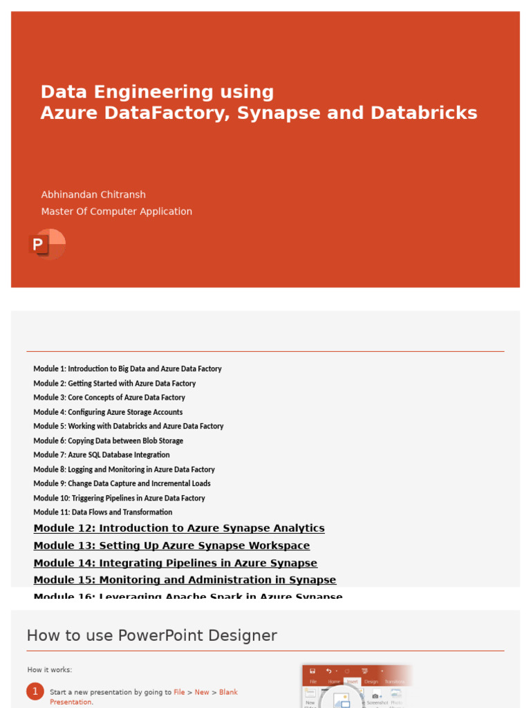 Data Engineering with Azure Tools | PDF | Microsoft Azure | Microsoft ...