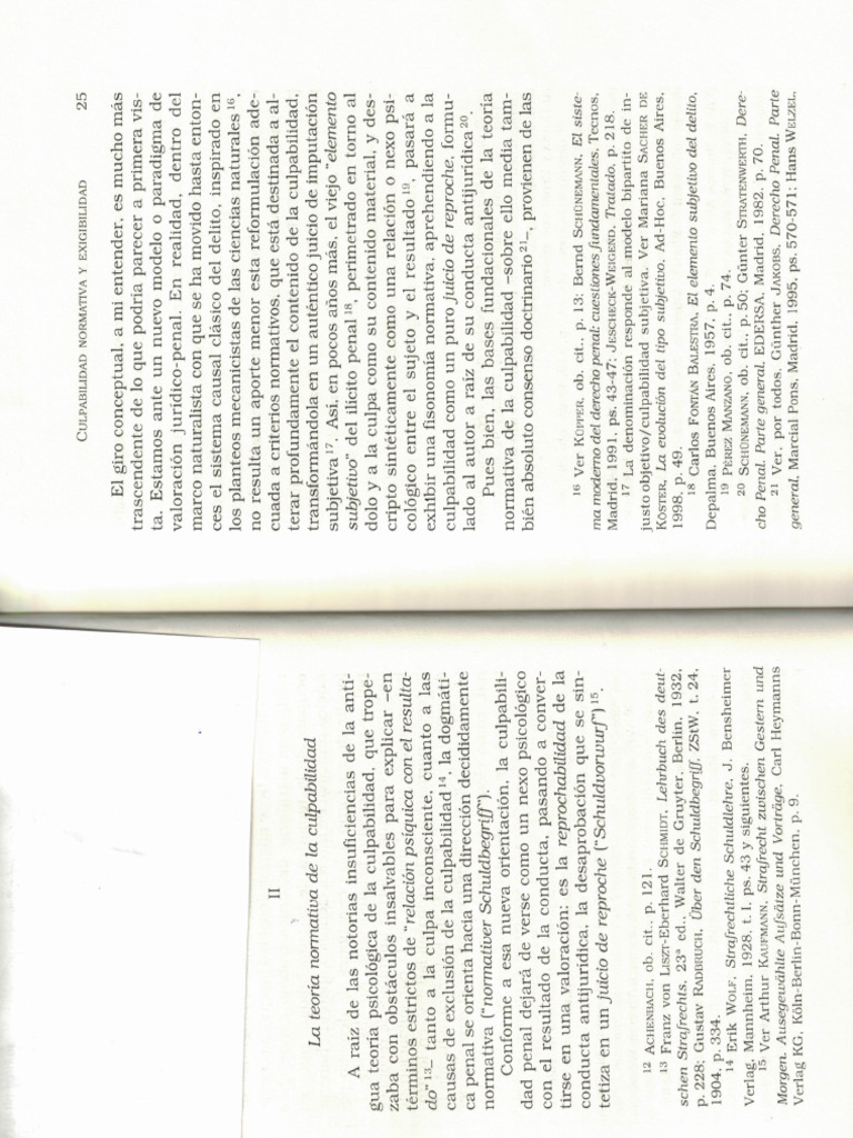 Culpabilidad y Reproche en El Derecho Penal | PDF