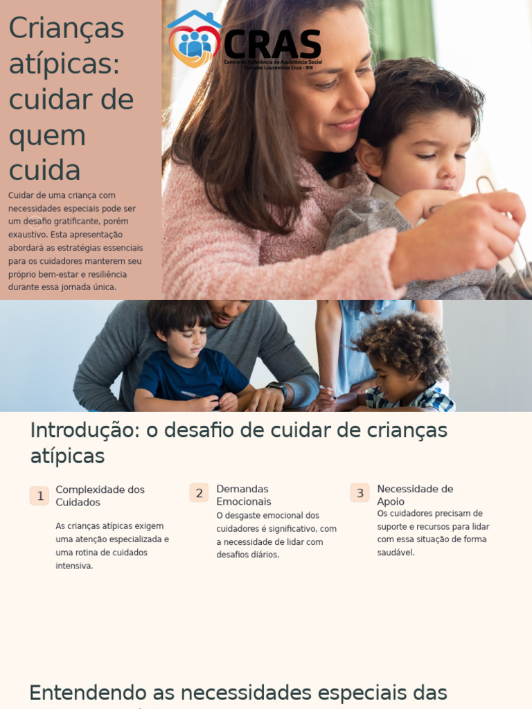 Autocuidado Para Cuidadores De Crian as At picas PDF Sa de Mental 