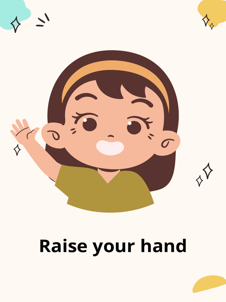 Handdrawn Classroom Rules Poster | PDF