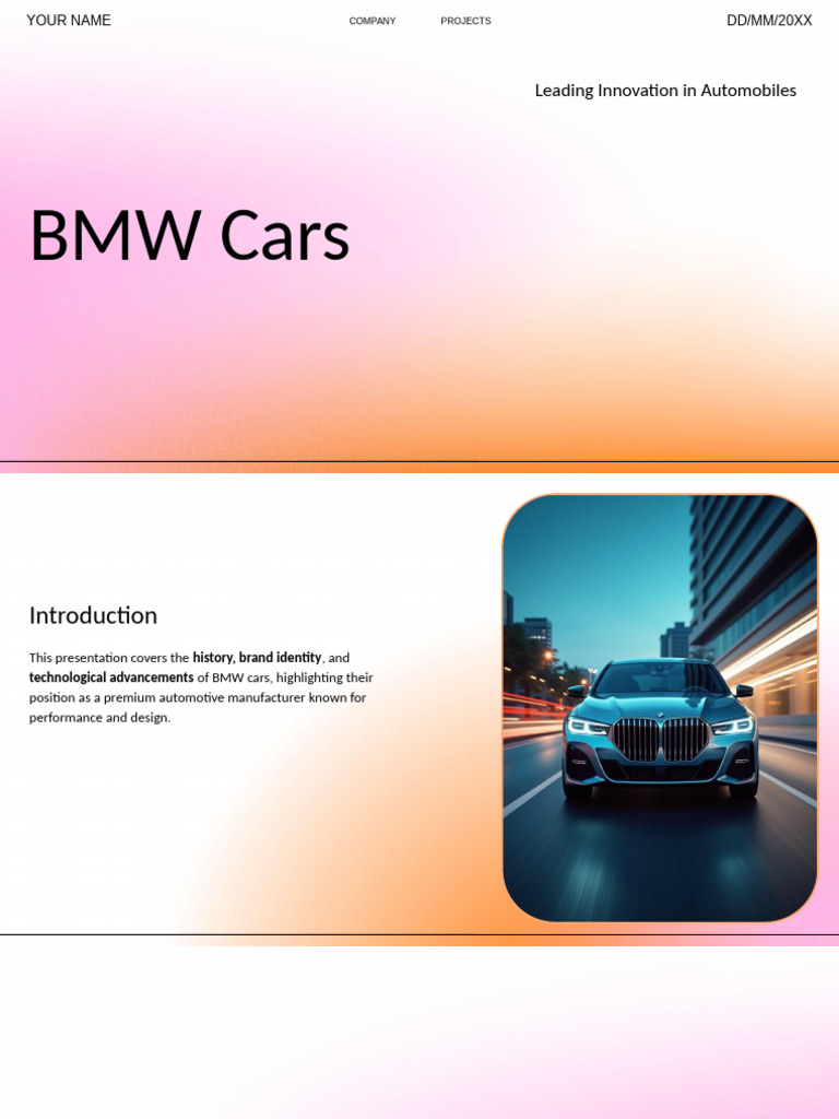 BMW Cars | PDF