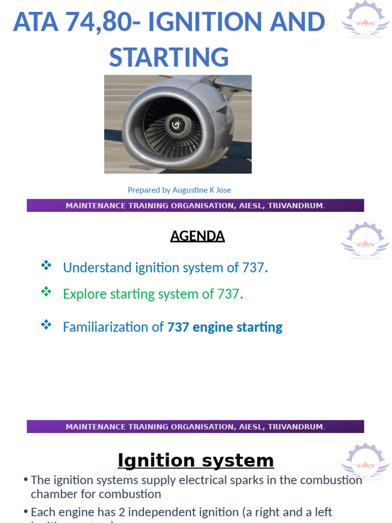 Ata 74,80 - Ignition and Startingg | PDF | Valve | Engines