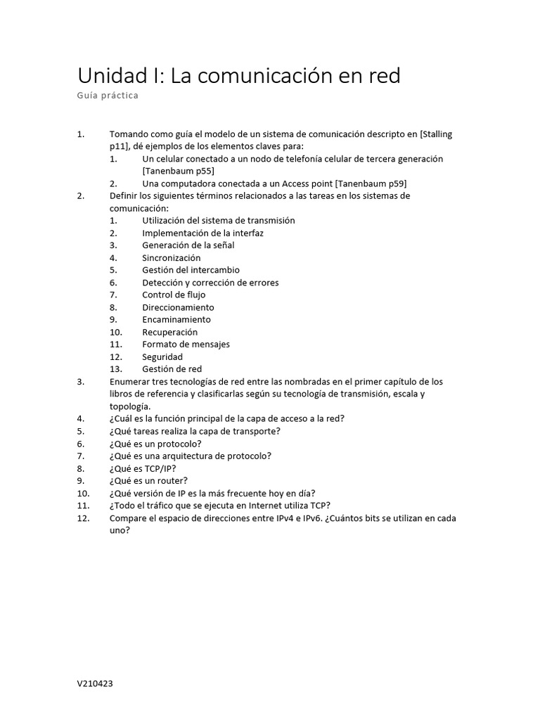 01 Guía Práctica TP 01 | PDF