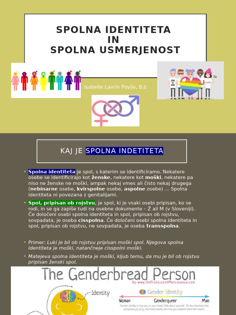 Spolna Identiteta | PDF
