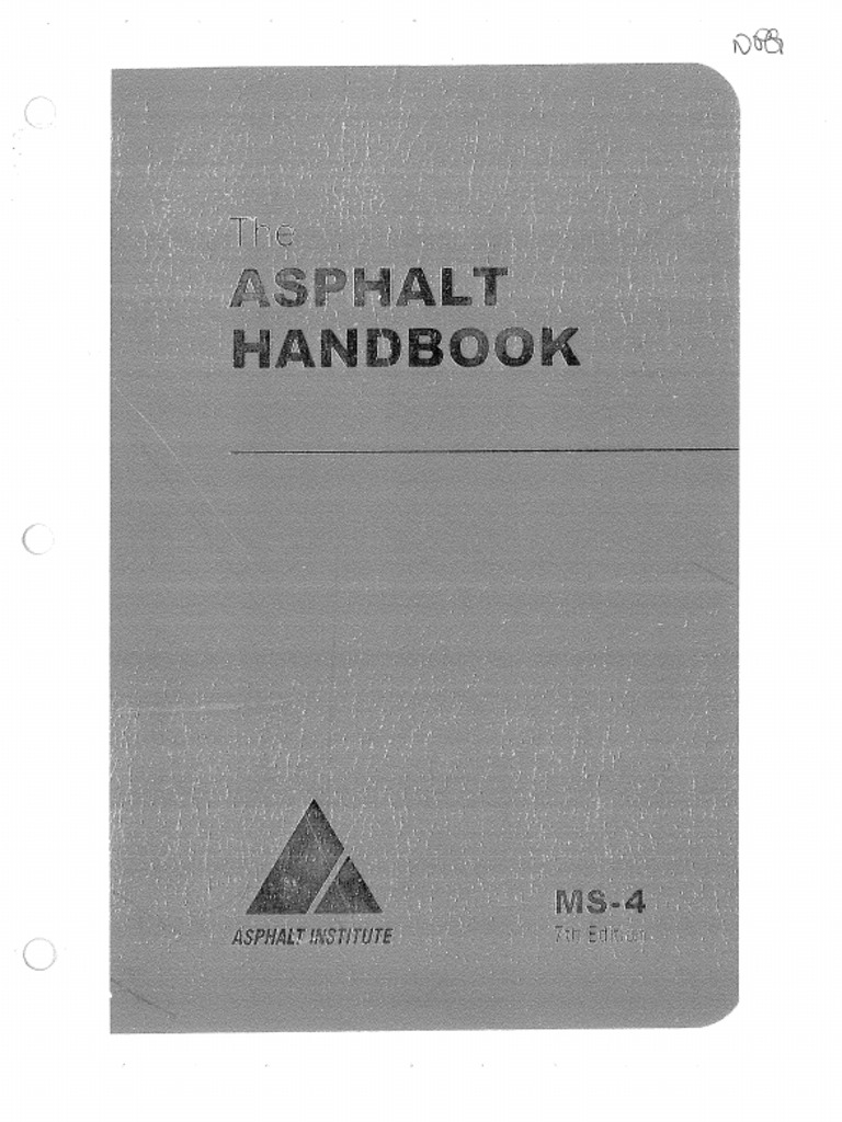 MS-4 The Asphalt Handbook 7th Edition | PDF