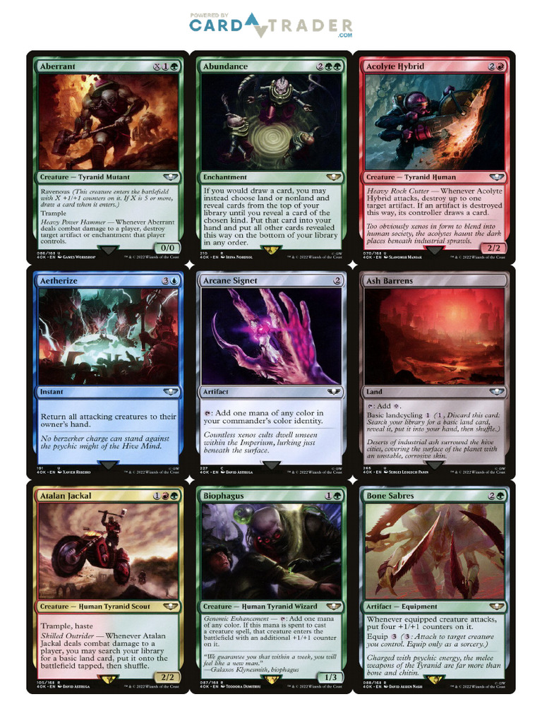 MTG Deck Tyranides | PDF