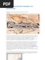 A Arte Japonesa Do Nanquim No Photoshop