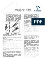 REVISÃO CEFET 2008 - BIOLOGIA - NANNI