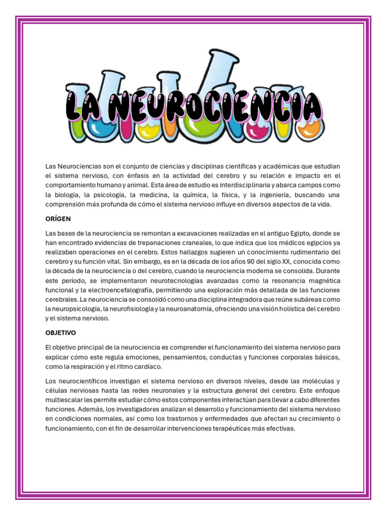 Introducción a las Neurociencias y Educación | PDF | Neurociencia | Cerebro