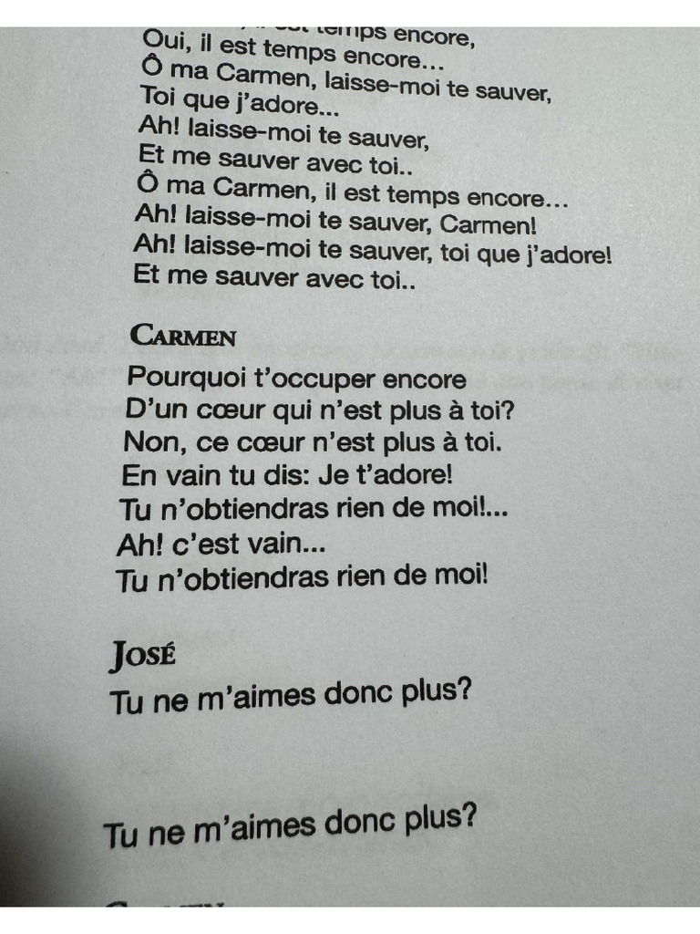 Libretto Carmen PDF