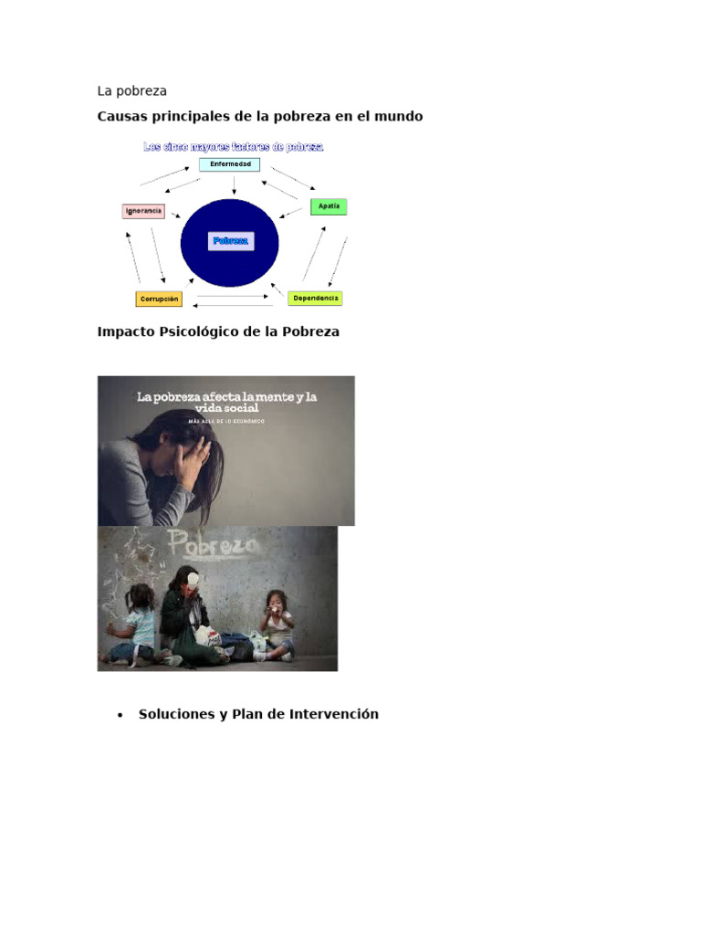 Causas y Soluciones a la Pobreza en RD | PDF
