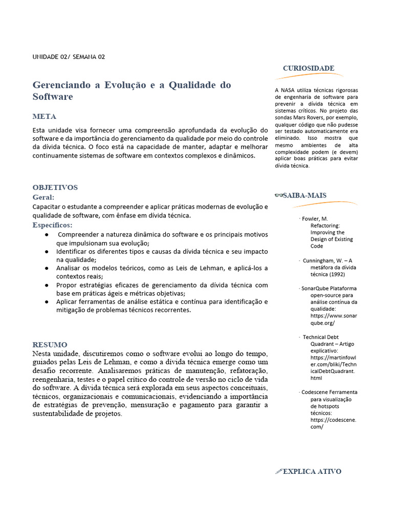 Gerenciamento da Qualidade de Software | PDF | Testes de software ...