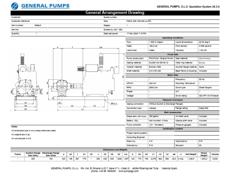 General Pumps Quotation System Overview | PDF | Pump | Mechanical ...