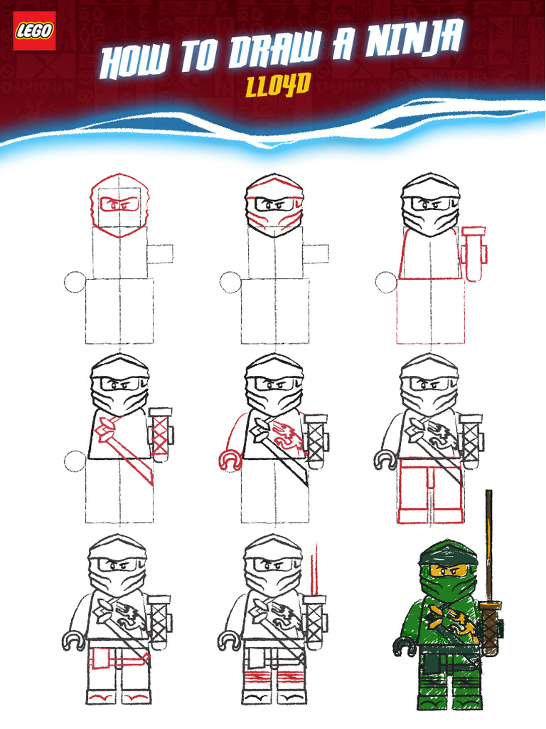 How To Draw The Green Ninja | PDF