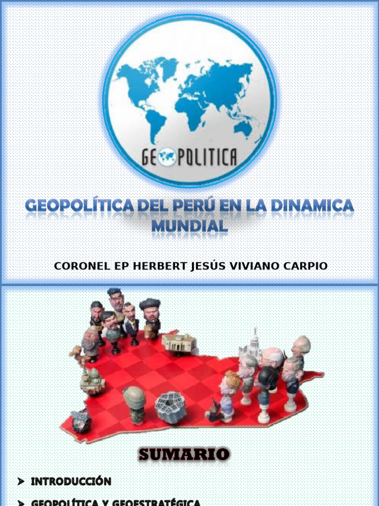 Geopolítica y Estrategia en el Perú | PDF | Geopolítica | Perú