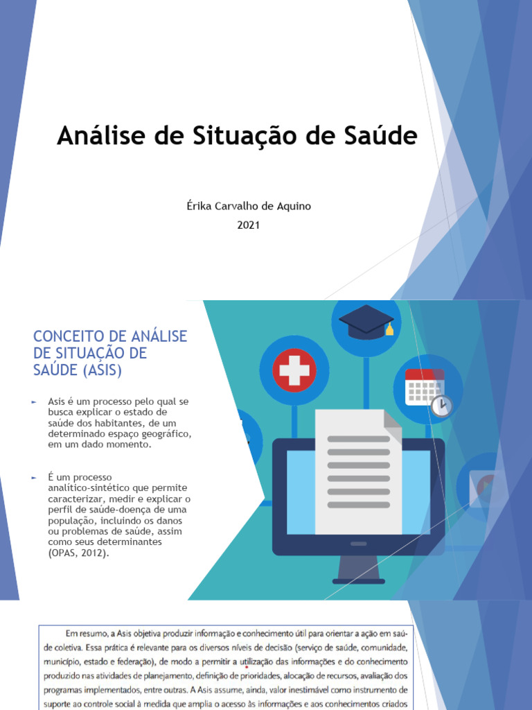 Análise de Situação de Saúde | PDF | Morte | Epidemiologia