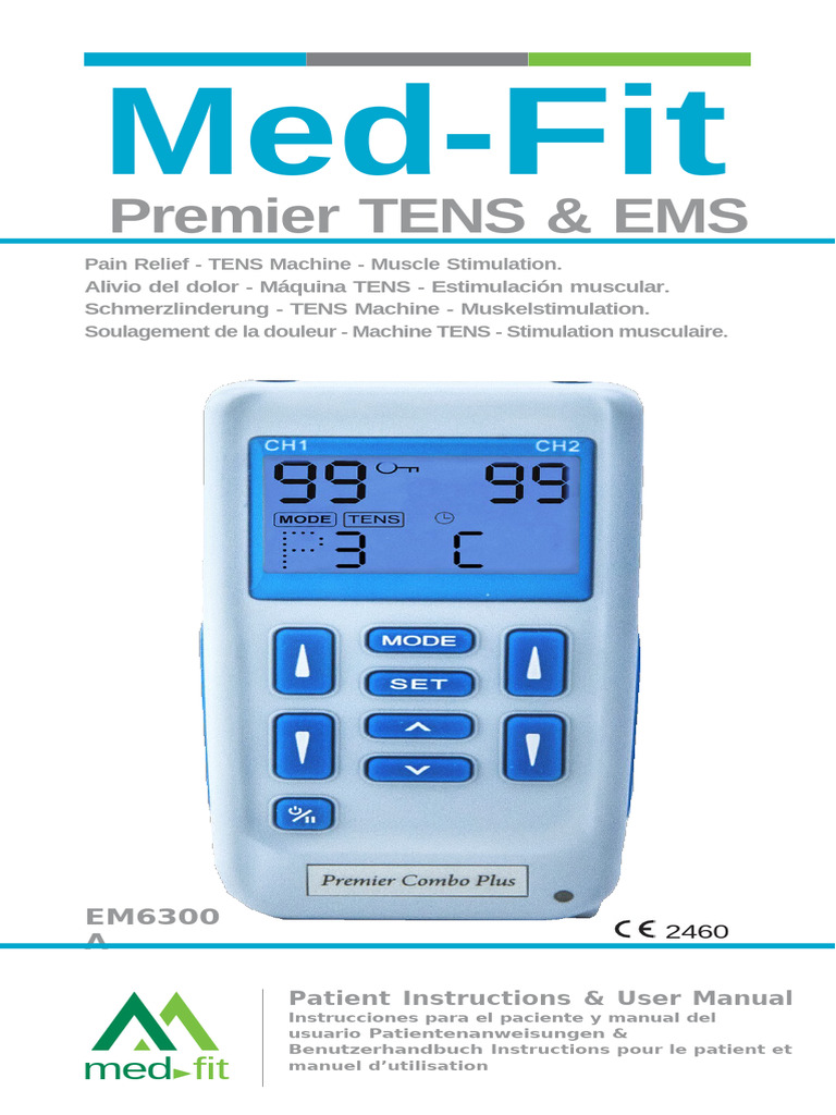Premier TENS & EMS User Manual | PDF | Electromagnetic Compatibility ...