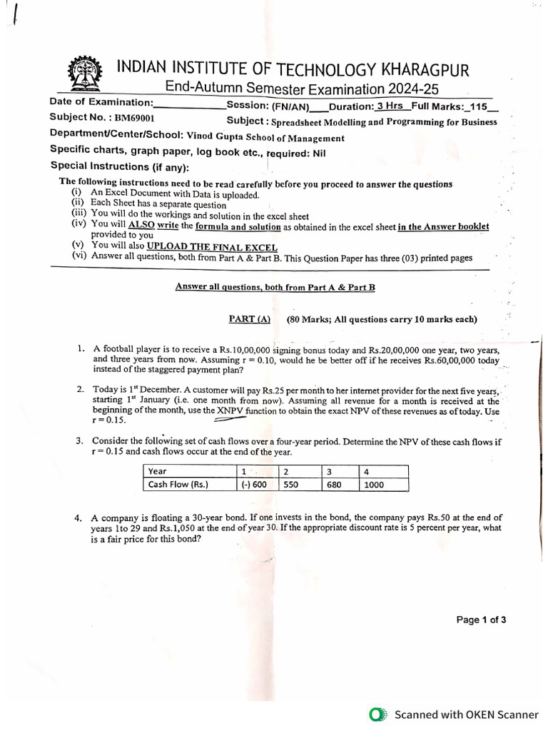 Spreadsheet Modelling And Programming For Business Pdf