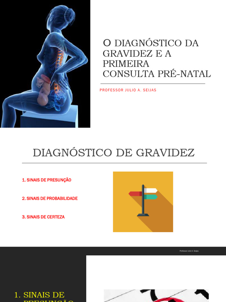 Diagnóstico e Primeira Consulta Pré-Natal | PDF | Gravidez | Reprodução ...