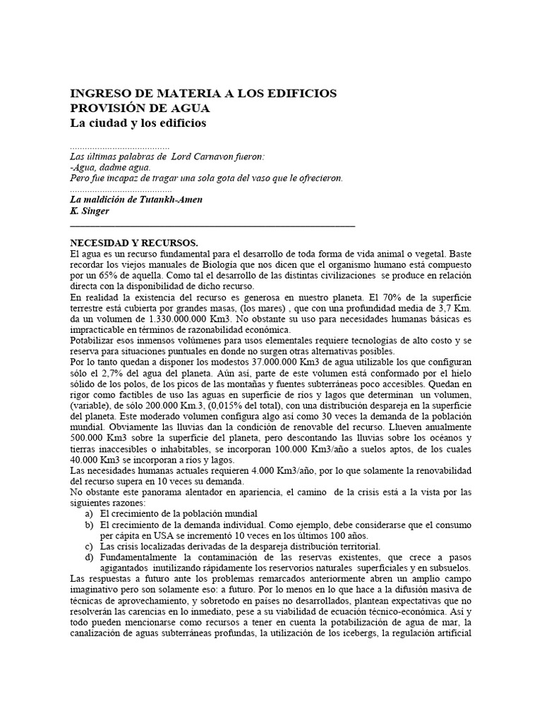 Crisis del Agua: Retos y Soluciones | PDF | Agua | Agua potable