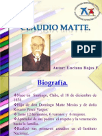 Claudio Matte-Luciana Rojas