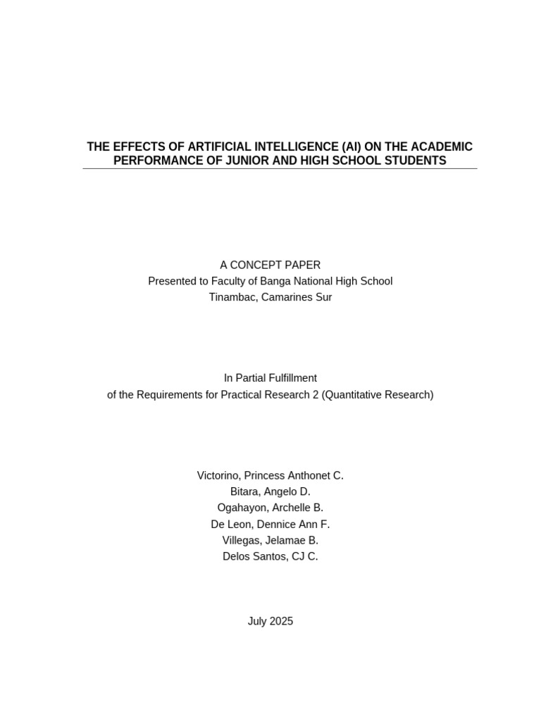 AI's Impact on Student Performance | PDF | Artificial Intelligence ...