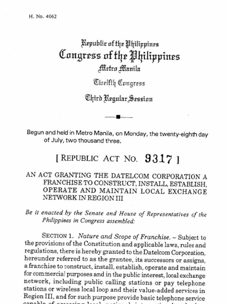Ra 9317 2004 | PDF